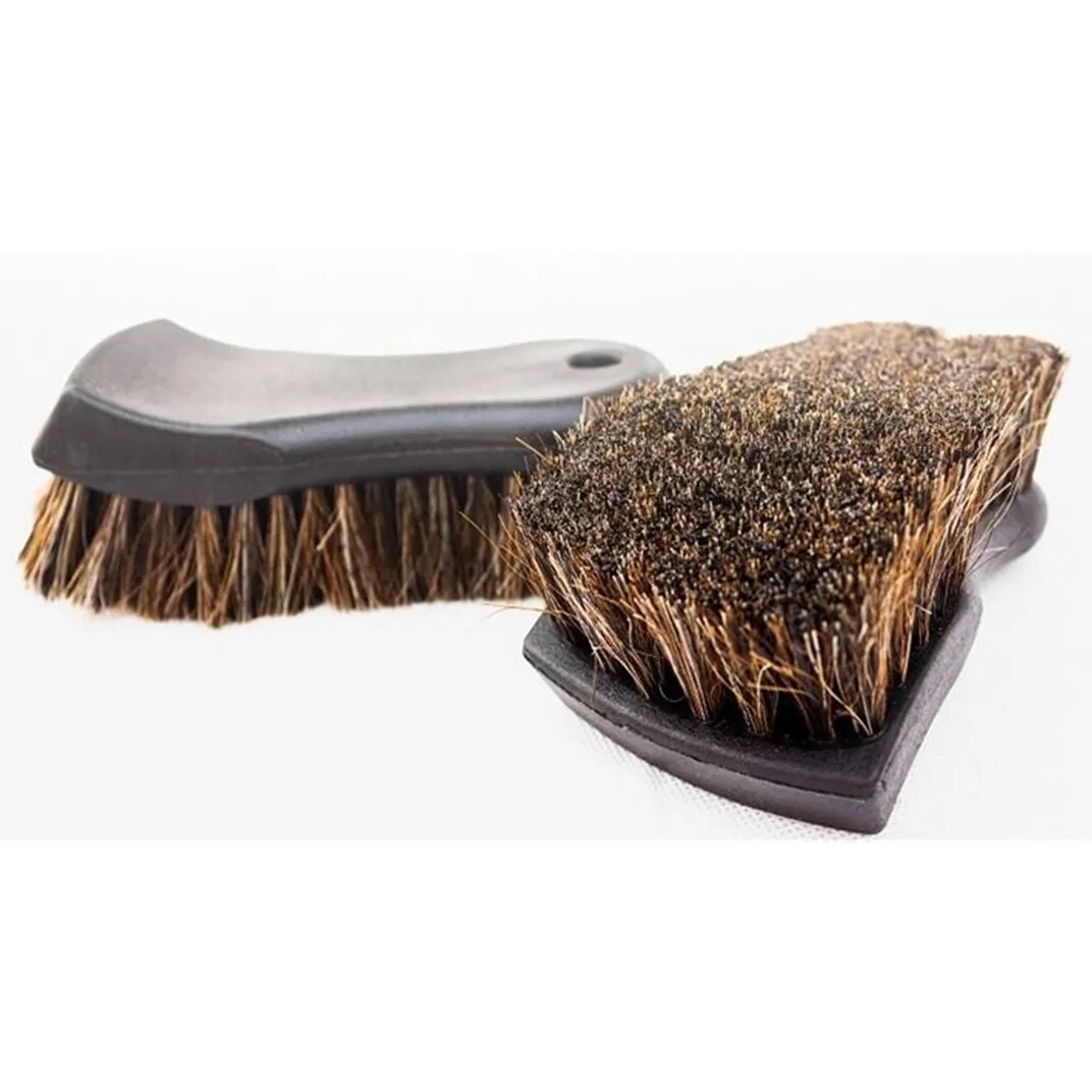 Soft Horsehair Leather Cleaning Brush