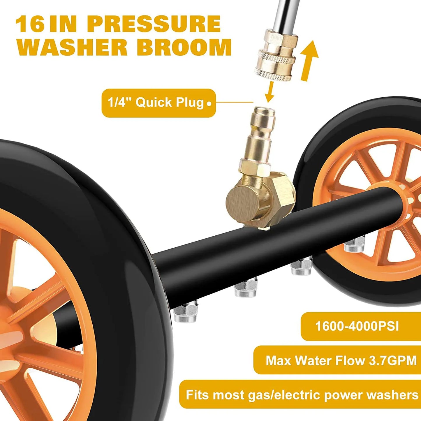 16" Pressure Washer Undercarriage Surface Cleaner