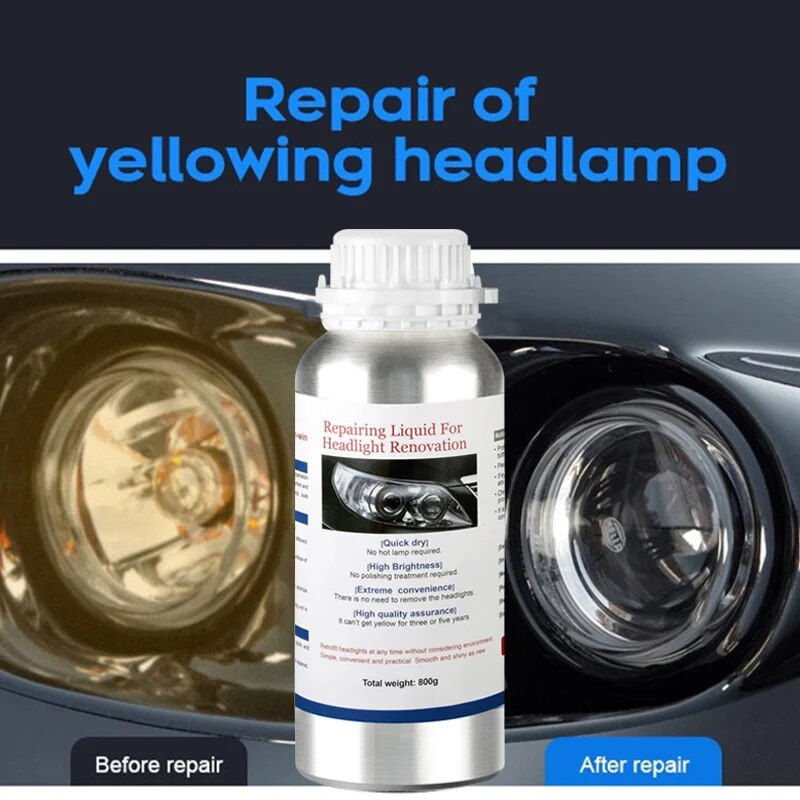 800ML Car Headlights Restoration Liquid Polymer